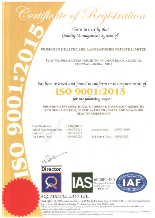 ISO Certificate